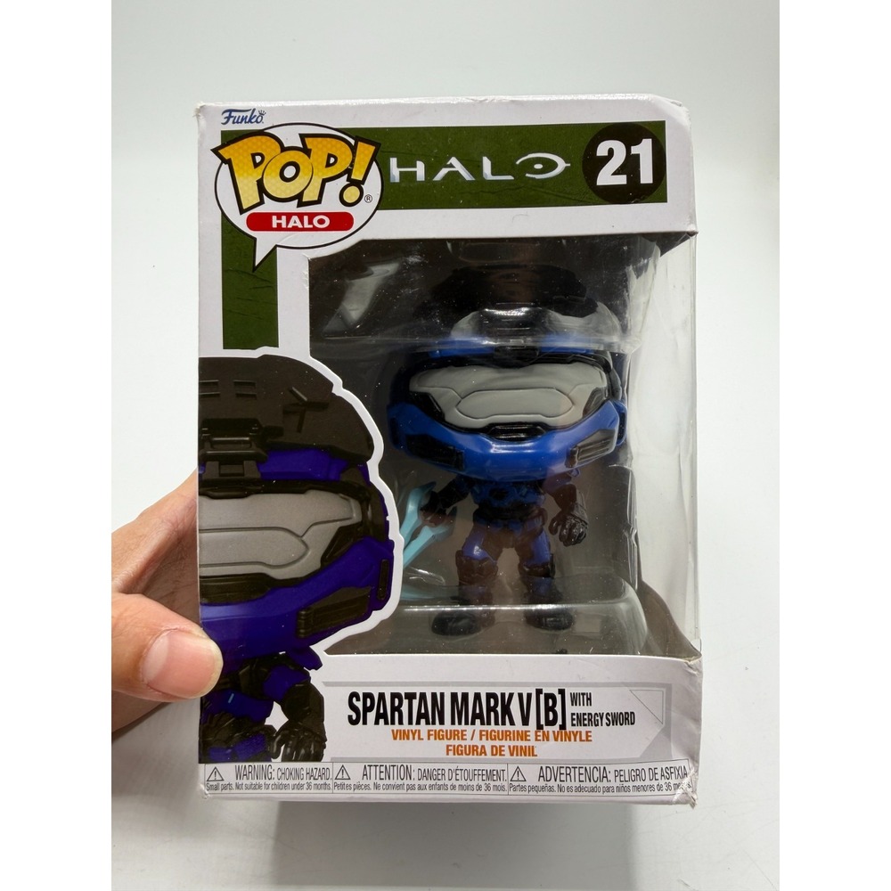 Funko Pop! Halo Spartan Mark V [B] With Energy Sword